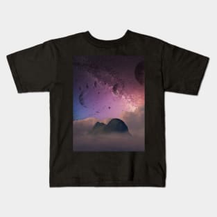 Mountain Galaxy Kids T-Shirt